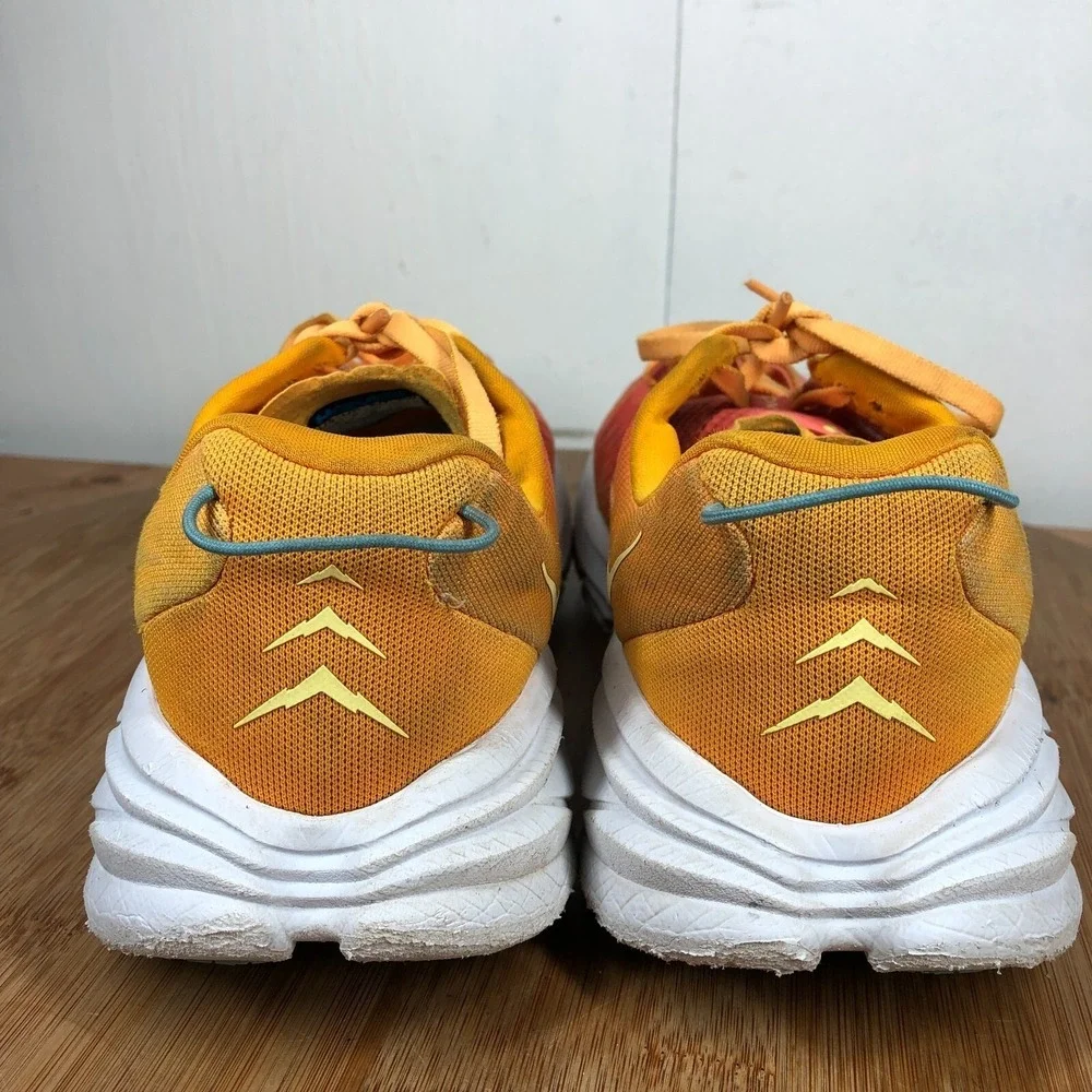 Hoka rincon 3 Womens size 7.5 shoes orange athletic running sneakers